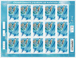 Timbre - Championnats d'Europe de natation 2026 - Lettre Internationale