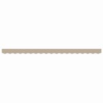 vidaXL Bande de auvent Beige 3.8 x 0.2 m Toile