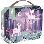 Puzzle - Licornes féériques - 54 pièces - Dès 5 ans - Valisette de rangement - Janod