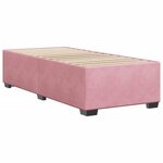 vidaXL Cadre de lit sans matelas rose 90x190 cm velours