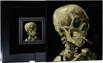 Pièce de monnaie en Argent 1000 Francs g 31.1 (1 oz) Millésime 2025 SKULL OF A SKELETON WITH BURNING CIGARETTE