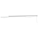 vidaXL Auvent Blanc 5 x 3 m Métal