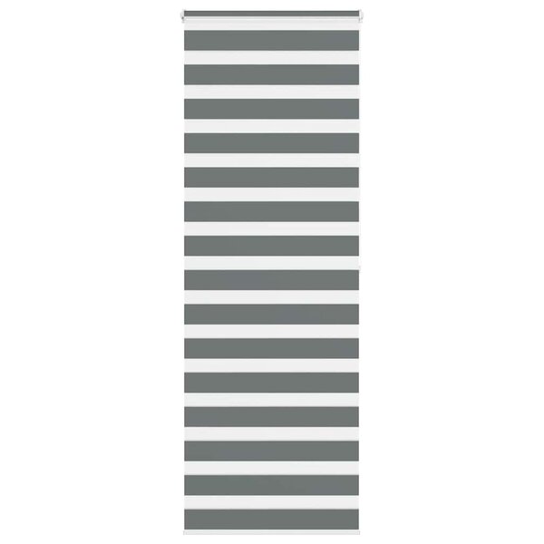 vidaXL Store zèbre gris foncé largeur du tissu 70 9 cm polyester