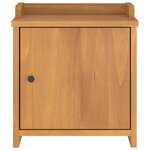 vidaXL Banc de couloir SANDNES 45x40x50 cm bois de pin massif