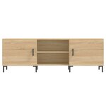 vidaXL Meuble TV chêne sonoma 150x30x50 cm bois d'ingénierie