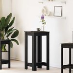 vidaXL Table de bar Chêne noir 51 x 50 x 103 5 cm Bois d'ingénierie
