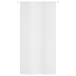 vidaXL Écran de balcon Blanc 120x240 cm Tissu Oxford