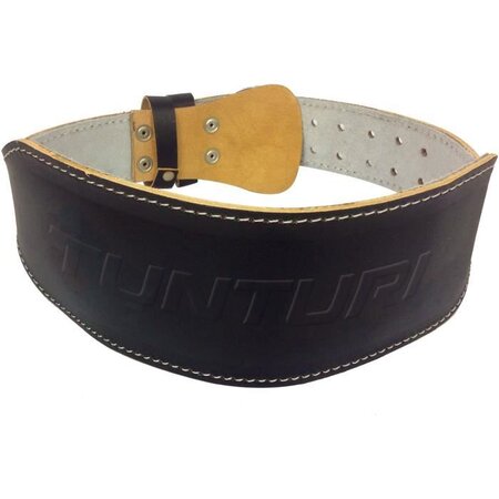 TUNTURI Ceinture lombaire haltérophilie musculation 120cm noire