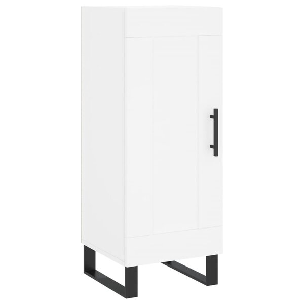 vidaXL Buffet blanc 34 5x34x90 cm bois d'ingénierie