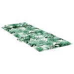 vidaXL Coussins de chaise à dossier haut lot de 4 modèle de feuille