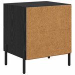 vidaXL Cabinet de chevet 2 Pièces Chêne noir 40 x 35 x 47.5 cm