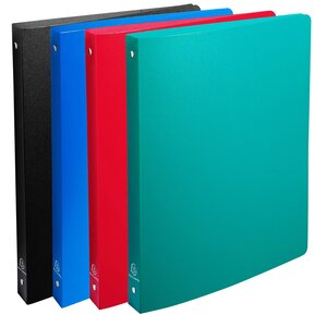 Classeur 4 Anneaux 20mm Polypropylène Opak - A4 - Couleurs Assorties - X 20 - Exacompta