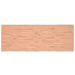vidaXL Dessus de bureau 150x55x2 5 cm bois massif de hêtre
