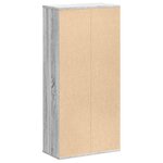 vidaXL Bibliothèque sonoma gris 50x25x105 cm bois d'ingénierie