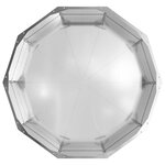 vidaXL Jardinière Argent 90 x 90 x 35 cm Acier galvanisé