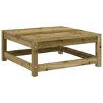 vidaXL Salon de jardin 8 Pièces bois de pin imprégné