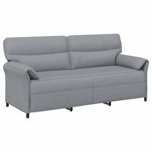 vidaXL Canapé 100 polyester cadre en métal MDF Contreplaqué