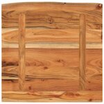vidaXL Étagère murale 40x40x3 8cm carré massif acacia bordure assortie