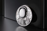 Pièce de monnaie en Platine 250 Dollars g 31.1 (1 oz) Millésime 2024 Real Heroes ASTRONAUT