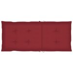 vidaXL Chaises inclinables de jardin lot de 4 et coussins Bois acacia