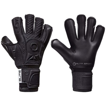 Elite sport gants de gardien de but black solo taille 7 noir