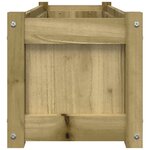 vidaXL Jardinière d'extérieur 90x31x31 cm bois de pin imprégné