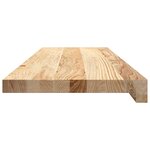 vidaXL Marches d'escalier 12Pièces non traité 80x25x2cm bois chêne massif