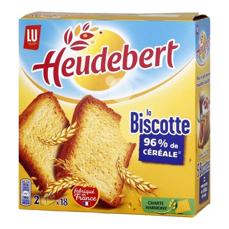 LU Heudebert La Biscotte 96% de Céréale 290g (lot de 6)