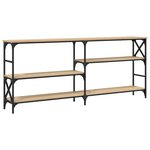 vidaXL Table console chêne sonoma 180x29x76 5 cm bois d'ingénierie