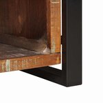 vidaXL Banc de Rangement Multicolore Bois massif de récupération