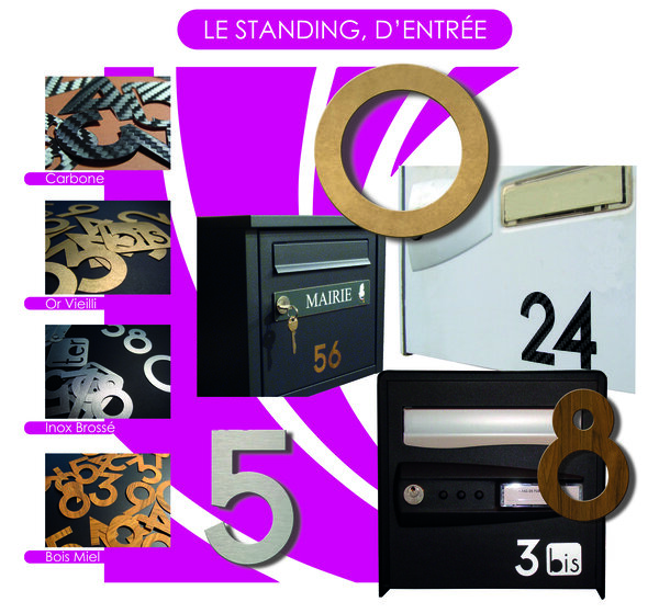 Autocollant Sticker Décoration Boîte aux lettres Tronc d'Arbre