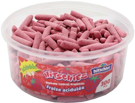 Hitschler Hitschies Fraise Acide Boîte de 300 pièces