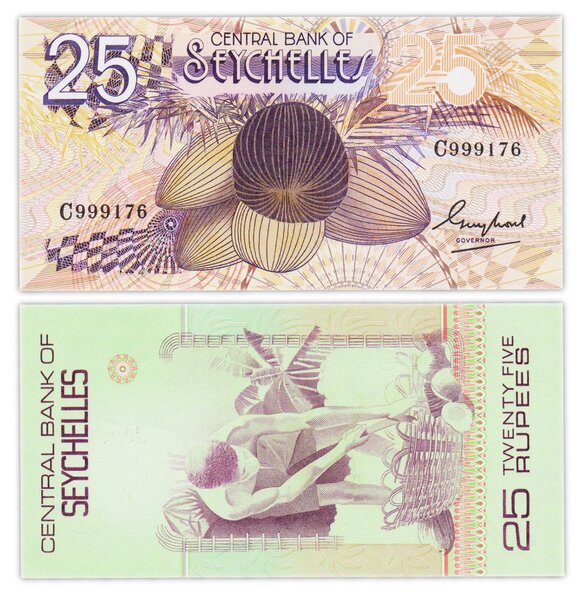 Billet de Collection 25 rupees 1983 Seychelles - Neuf - P29