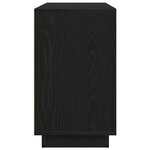 vidaXL Buffet Chêne noir 102 x 35 x 60 cm Bois d'ingénierie