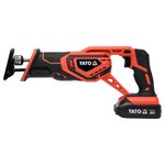 YATO Scie alternative avec batterie Li-Ion 2 0Ah 18V