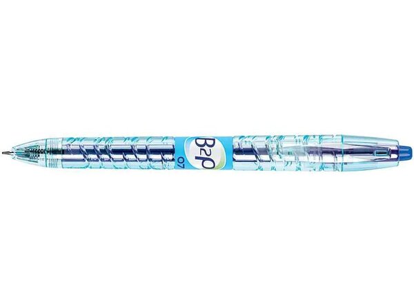 Stylo bille encre gel B2P Pointe moyenne 0 7mm Tracé 0 4 mm Bleu PILOT