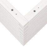 vidaXL Jardinière blanc 110x60x68 5 cm bois de pin massif