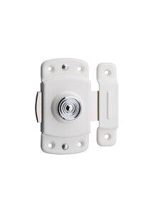 THIRARD - Verrou pour porte d'ameublement  40mm  blanc - THIRARD