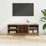 vidaXL Meuble TV Chêne artisanal 102 x 35 x 36 5 cm Bois d'ingénierie