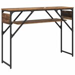 vidaXL TableConsole Bois Ancien 105x30x75cm Bois d'ingénierie