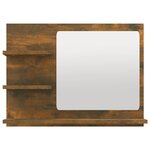 Miroir de bain chêne fumé 60 x 10 5 x 45 cm bois d'ingénierie 02_0006895