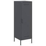 vidaXL Buffet haut anthracite 36x39x113 cm acier