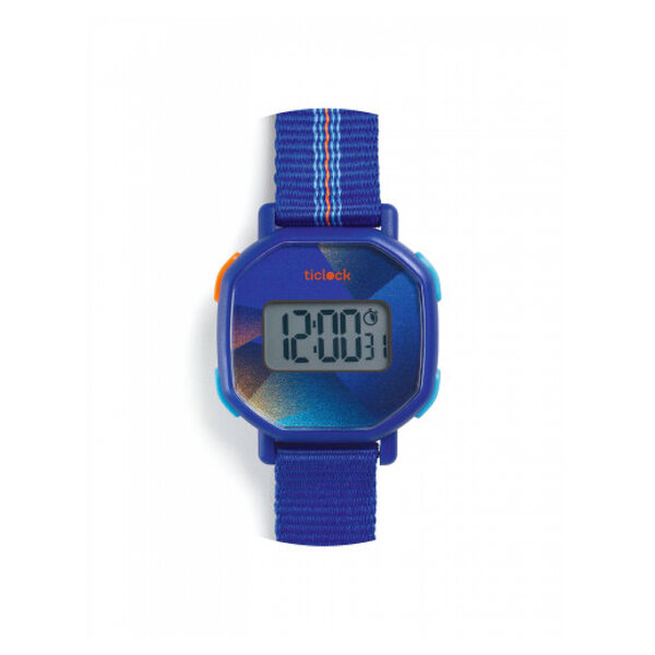 Montre digitale - Bleu sonore