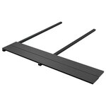 vidaXL Panneaux de terrasse solides et accessoires WPC 20m² 2 2 m Noir