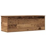 vidaXL Boîte de Rangement avec stockage Bois ancien 102 x 35 x 35 cm