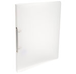 20 Classeurs souple translucide  2 anneaux 15mm  Dos 2cm  32x25cm  A4  Coloris aléatoires EXACOMPTA