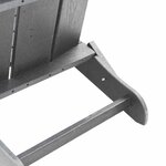 vidaXL Chaise de jardin 3 Pièces Gris clair 80.5 x 74.5 x 92 cm