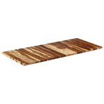 vidaXL Dessus de table 140x60x(2 5-2 7) cm Bois massif d'acacia