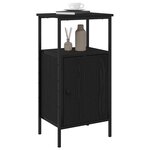 vidaXL Cabinet de chevet 2 Pièces Chêne noir 41 x 31 x 80 cm