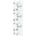 vidaXL Store enrouleur de douche 70x240 cm largeur du tissu 66 cm